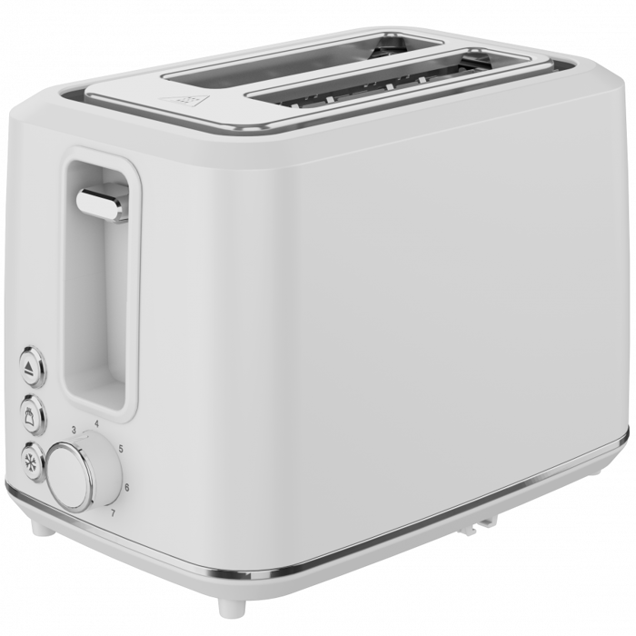 Electric Toaster, white, 220-240V, 50-60Hz, 920-1080W, 2 slots, 3 modes, 7 browning levels