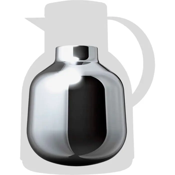 Emsa Samba vacuum jug Quick Press white 1.0L