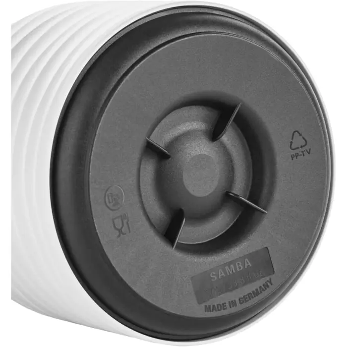 Emsa Samba vacuum jug Quick Press white 1.0L