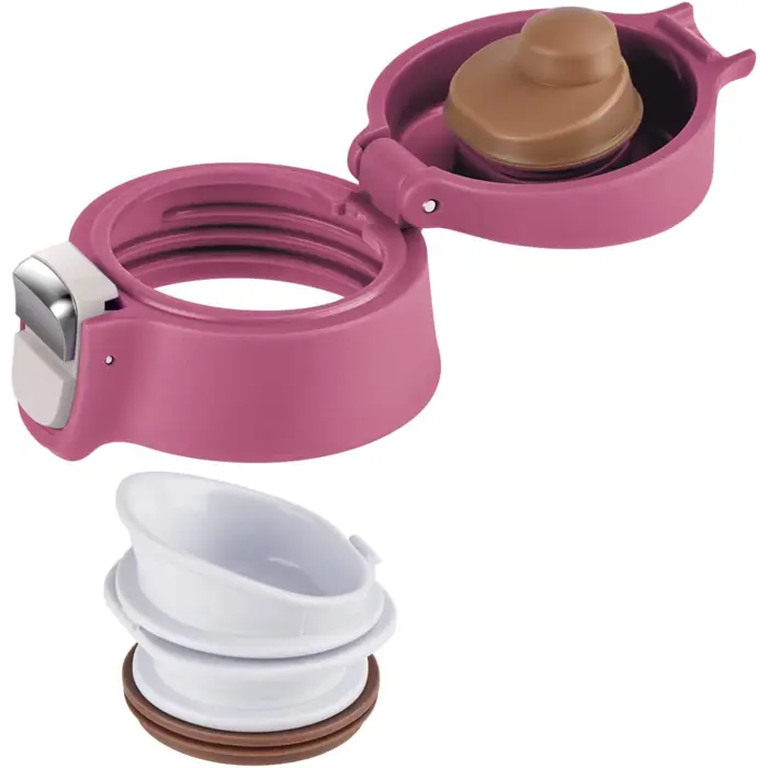 Emsa TRAVEL MUG light thermal mug 0.4 liters (pink, flip lid)