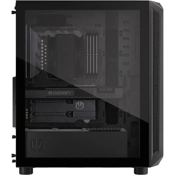 ENDORFY ARX 500 Air, tower case (black, side panel made of tempered glass)