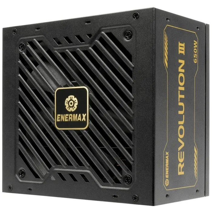 Enermax REVOLUTION III 650W, PC power supply (1x 12-pin high power GPU, 2x PCIe cable management, 650 watts)