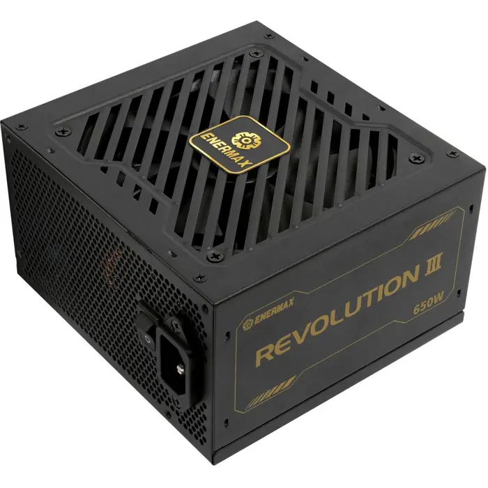 Enermax REVOLUTION III 650W, PC power supply (1x 12-pin high power GPU, 2x PCIe cable management, 650 watts)