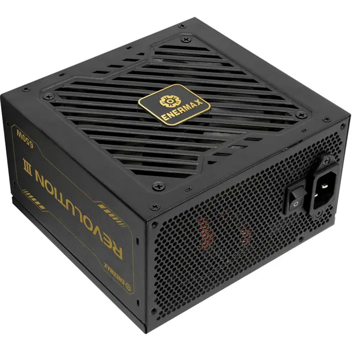 Enermax REVOLUTION III 650W, PC power supply (1x 12-pin high power GPU, 2x PCIe cable management, 650 watts)