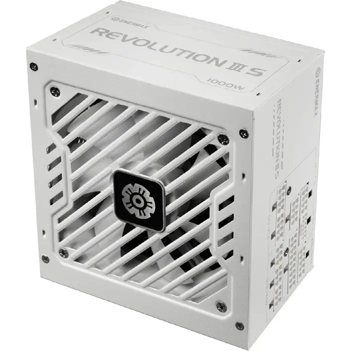 Enermax REVOLUTION III S 1000W (white, 1x 12-pin high power GPU, 4x PCIe cable management, 1000 watts)