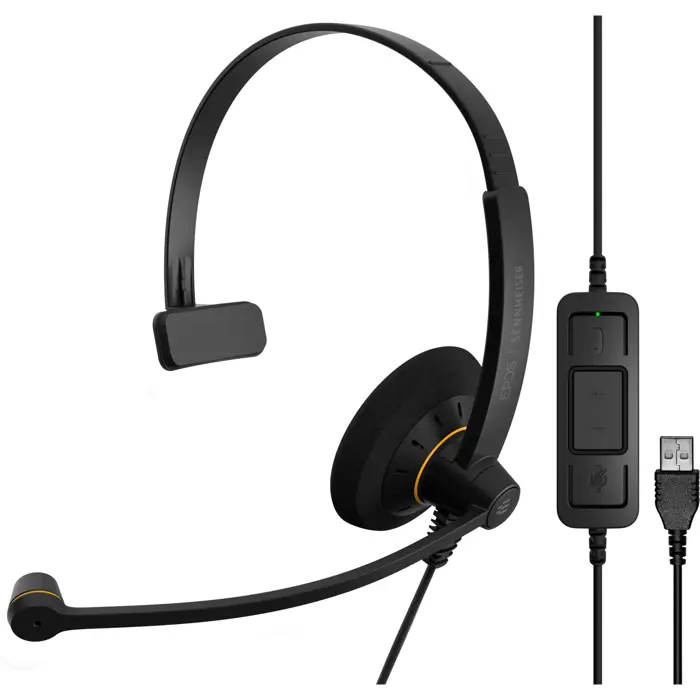 EPIC | Sennheiser IMPACT SC 30 USB ML, headset (black, mono)