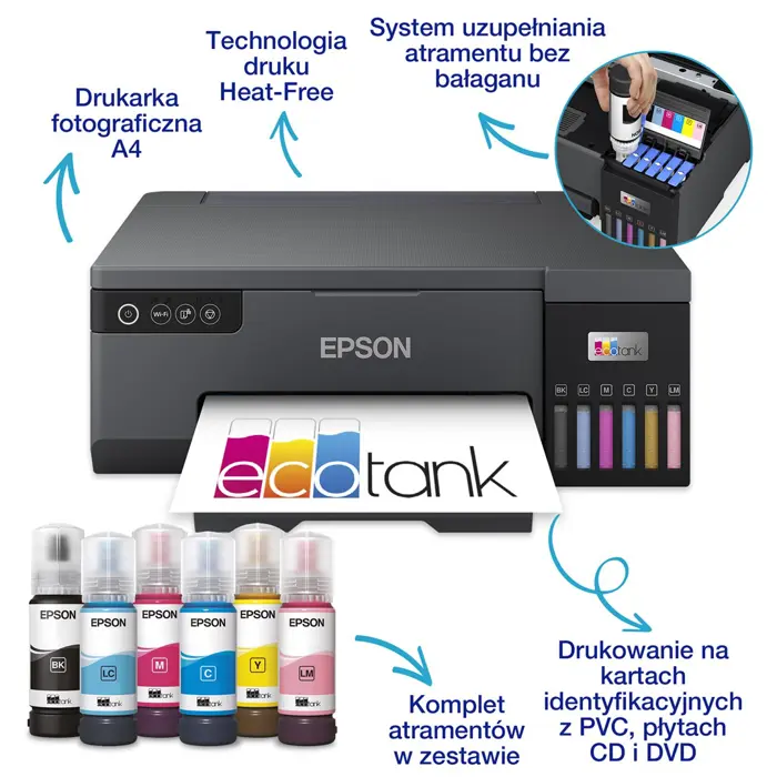 Epson EcoTank L8050 Inkjet Printer 25 ppm