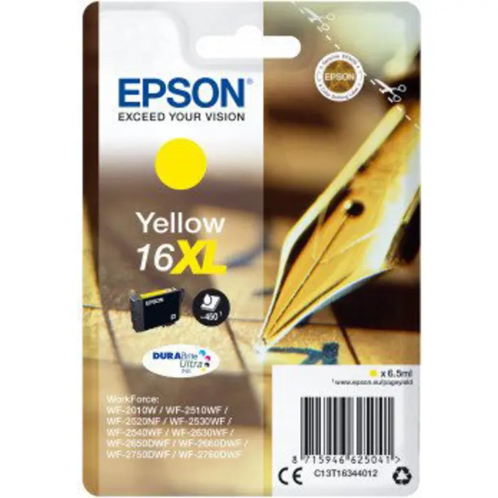 Epson - yellow - 16XL - C13T16344012 - DURABrite
