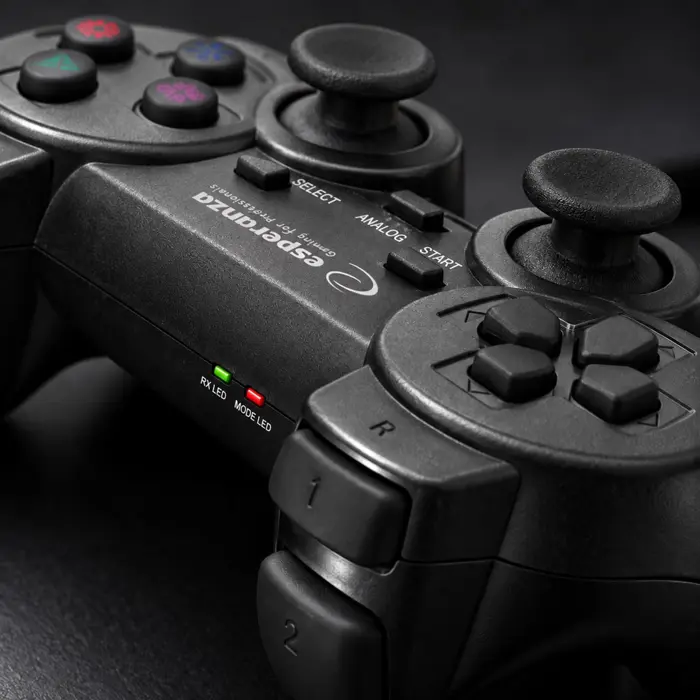 Esperanza EGG108K Gaming Controller Gamepad PC,Playstation 3 Analogue / Digital USB 2.0 Black