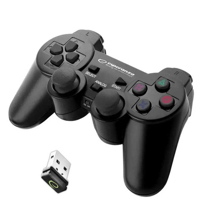 Esperanza EGG108K Gaming Controller Gamepad PC,Playstation 3 Analogue / Digital USB 2.0 Black