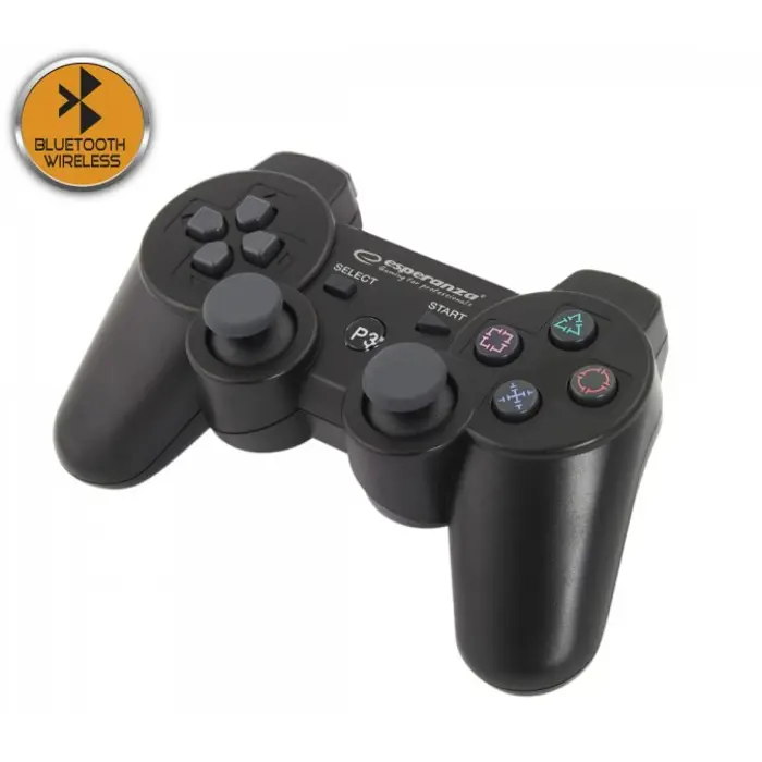 Esperanza EGG109K Gaming Controller Black Bluetooth Joystick Analogue Playstation 3
