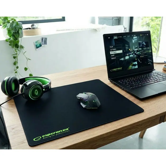 Esperanza EGP101K mouse pad Gaming mouse pad Black