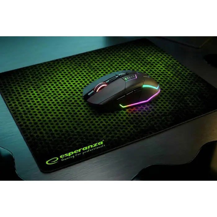 Esperanza EGP102G Gaming mouse pad Black, Green