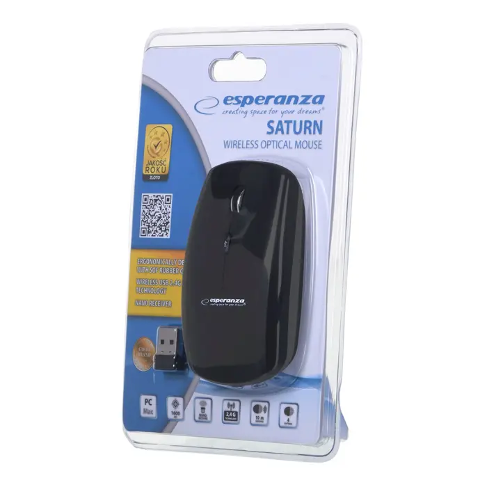Esperanza EM120K mouse RF Wireless Optical 1600 DPI