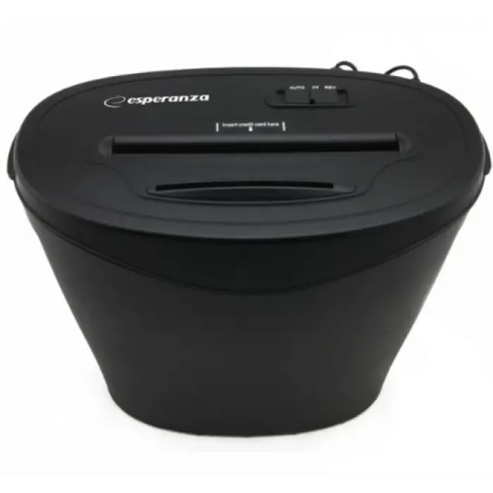 Esperanza EN103 paper shredder 22 cm Black