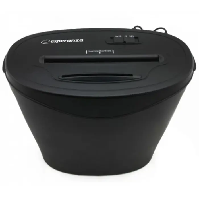 Esperanza EN103 paper shredder 22 cm Black