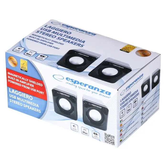 Esperanza EP111 loudspeaker 2-way Black 6 W