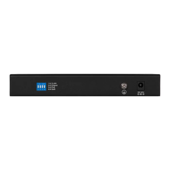 Extralink PoE Switch CERES 8x 100Mb/s PoE/PoE+, 2x RJ45 Uplink 100Mb/s, 96W