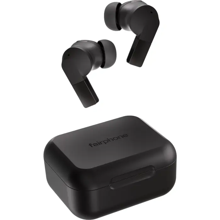 Fairphone Fairbuds 2 (black, Bluetooth, USB-C, ANC, Lossless Audio Support)