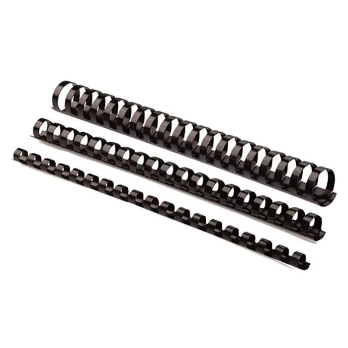 Fellowes plastic spirals 10 mm, black (for 41-55 sheets), 100 pieces