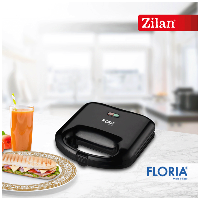 Floria Sendvič Toster, LED indikator, 750 W - ZLN4304