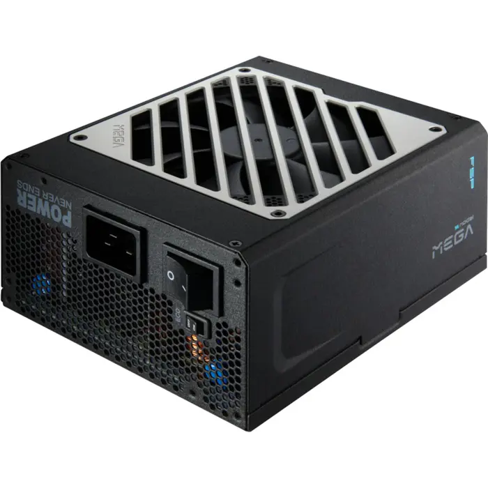 Fortron FSP MEGA TI 1650W (black, 2x 12-pin high power GPU, 6x PCIe, cable management, 1650 watts)