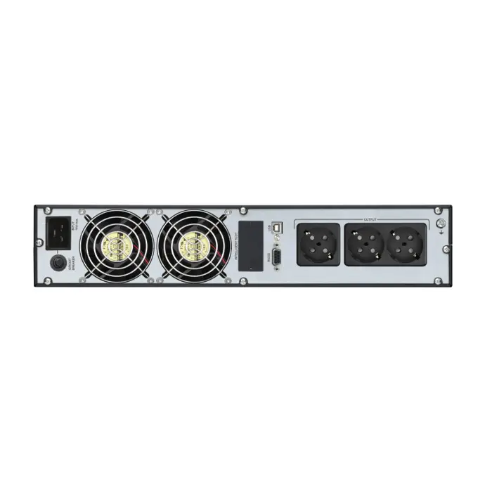 Fortron Source Champ Rack 3000VA/2700W, On-line double conversion, USB, RS-232, 3×Schuko, 6×9Ah, 3.5min autonomija, LCD