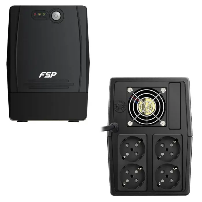 Fortron Source FP 1500VA/900W, Line-interactive, 4×Schuko, 2×9Ah, 4min.autonomija