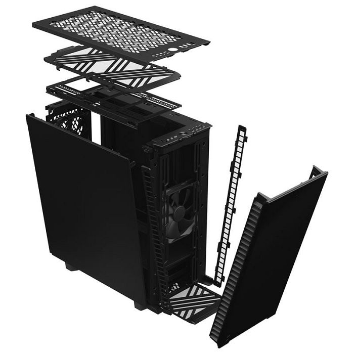Fractal Design Define 7 Compact Black Midi Tower - insulated, black FD-C-DEF7C-01