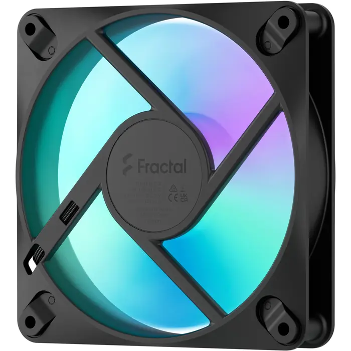 Fractal Design Dynamic 3 120 RGB (black, Reverse, Black, 120 mm)