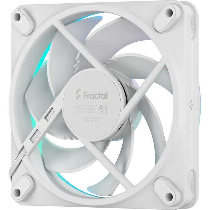 Fractal Design Fractal D. Momentum 12 RGB White (white, 120 mm)