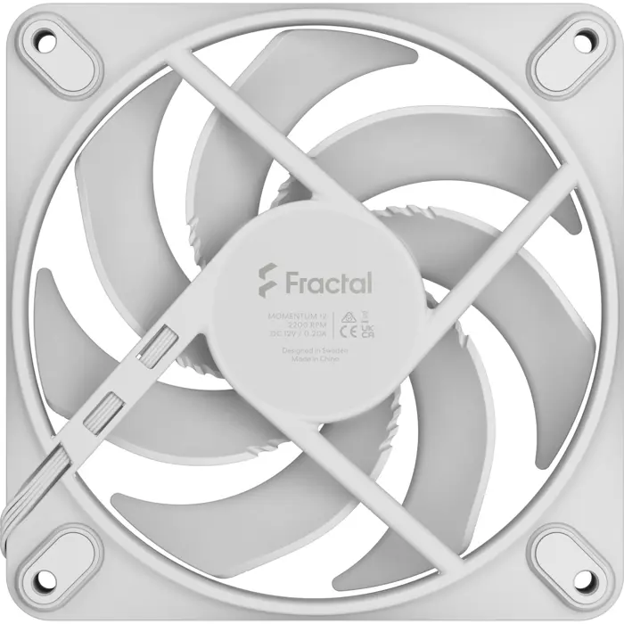 Fractal Design Fractal D. Momentum 12 White (white, 120 mm)