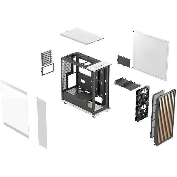 Fractal Design North Tempered Glass Midi-Tower - white FD-C-NOR1C-04