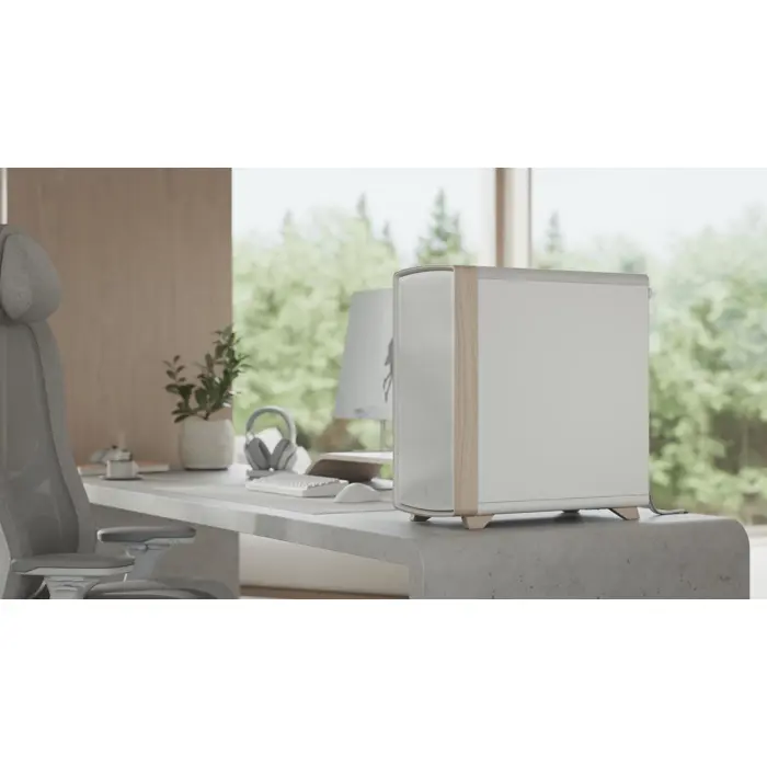 Fractal Design Summit Chalk White Solid (white/wood)