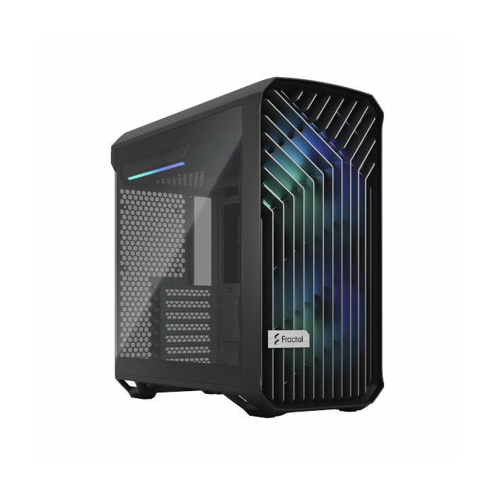 Fractal Torrent Compact RGB Black TG light