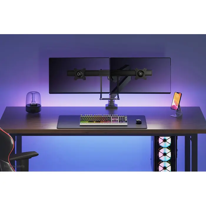 Full Motion DualDesk Mnt - Blk