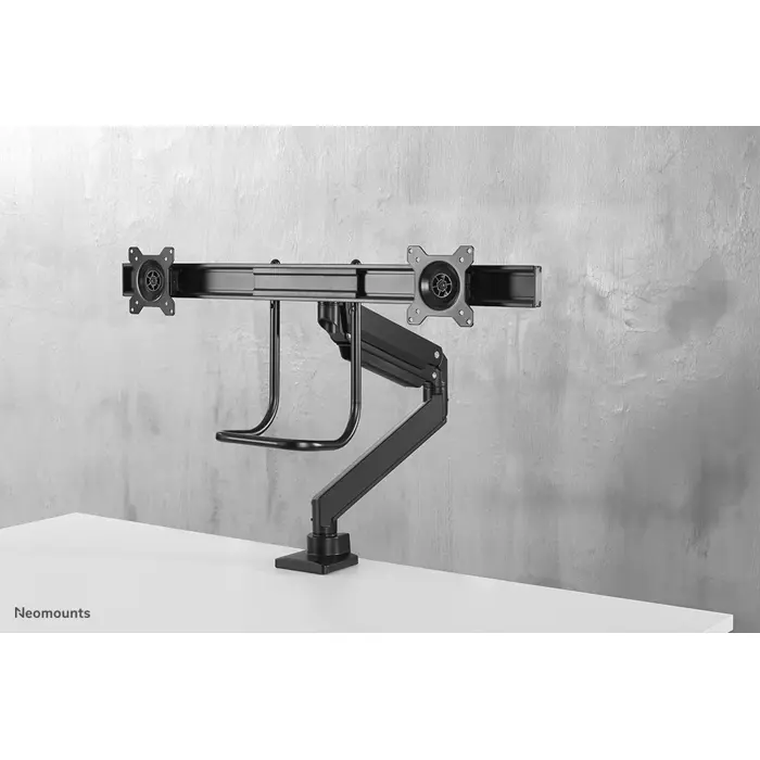 Full Motion DualDesk Mnt - Blk