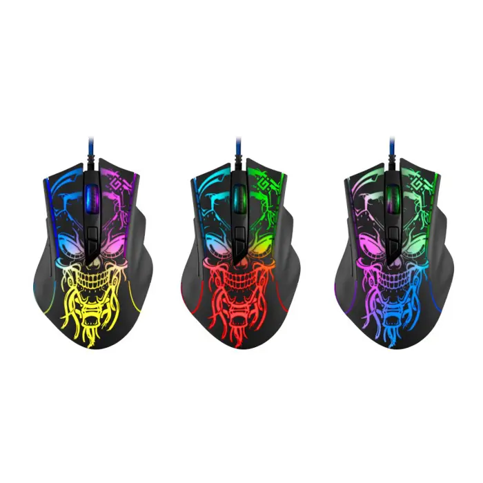 Gaming, optic, wired mouse DEFENDER GM-928 BULLETSTORM 7200dpi 7P illuminate