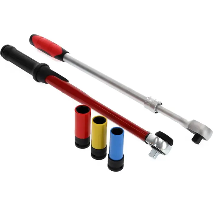 GEDORE red wheel change assortment, 5 pieces, torque wrench (black/red) 3300187