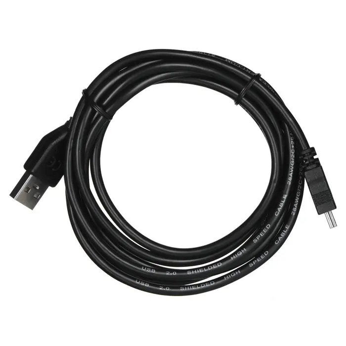 Gembird 1.8m USB 2.0 A/mini-USB M USB cable USB A Mini-USB B Black