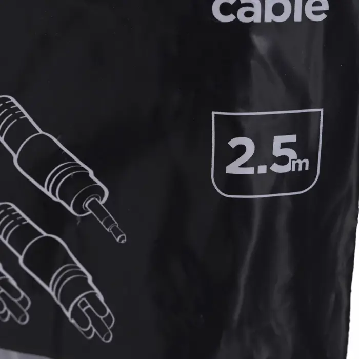 Gembird 2.5m, 3.5mm/2xRCA, M/M audio cable Black, Red, White
