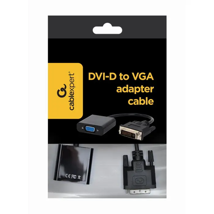 Gembird A-DVID-VGAF-01 video cable adapter 0.2 m DVI-D VGA (D-Sub) Black