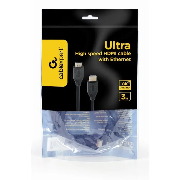 Gembird CC-HDMI8K-3M HDMI cable HDMI 2.1 Type A (Standard) Black