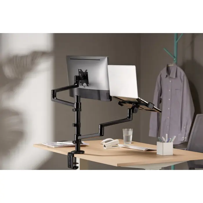 Gembird MA-DA-04 monitor mount / stand 81.3 cm (32") Black Desk