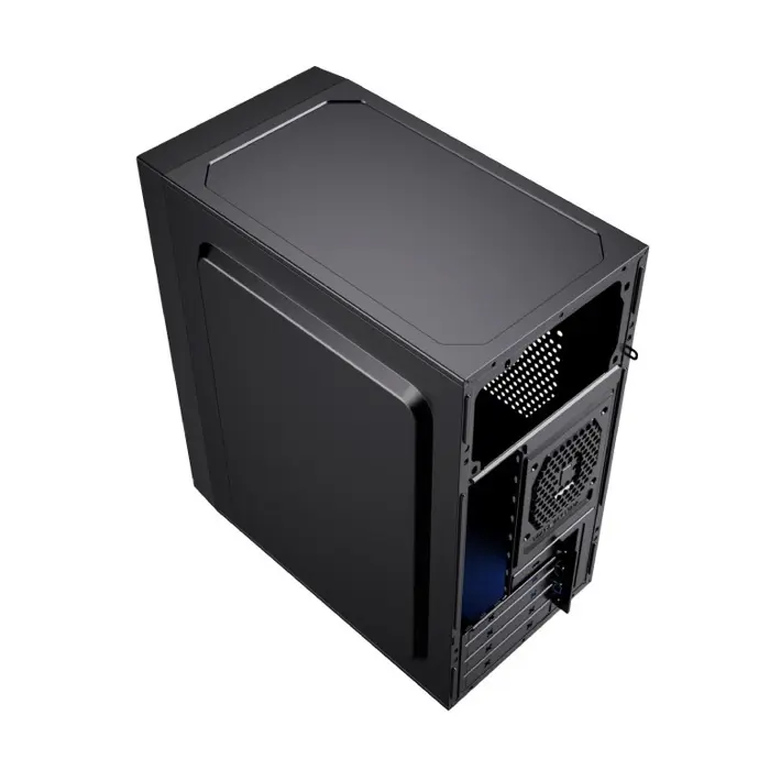 Gembird Mini-tower computer case Fornax K300, Micro-ATX, 2x USB 3.0 + 2x USB 2.0, black