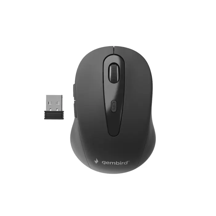 Gembird MUSW-6B-01 mouse Office Right-hand RF Wireless Optical 1600 DPI