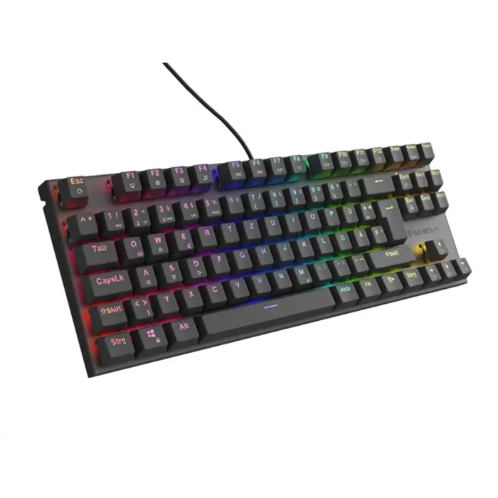 GENESIS Thor 303 TKL keyboard Gaming USB QWERTZ German Black