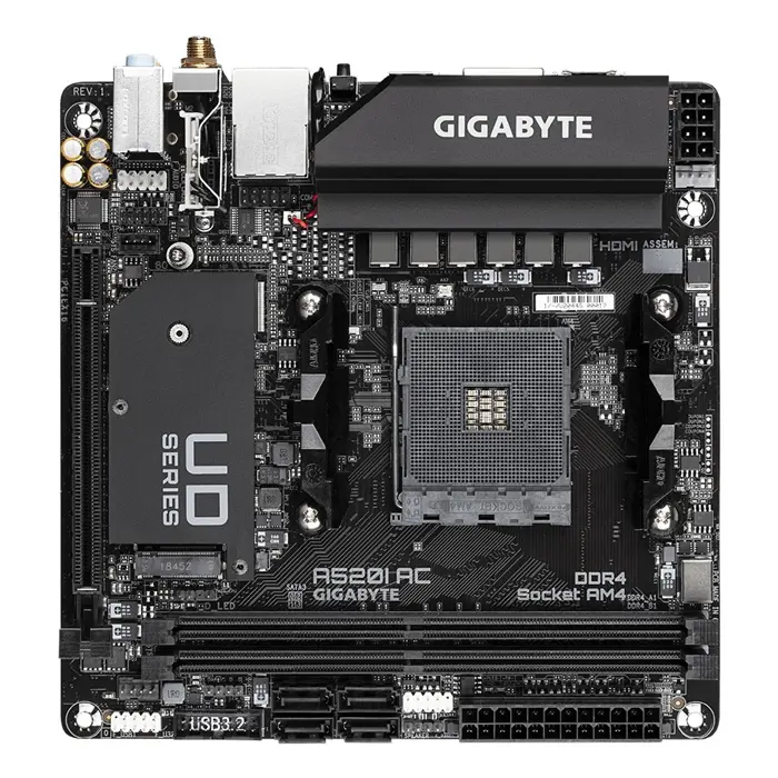 Gigabyte A520I AC motherboard AMD A520 Socket AM4 mini ITX