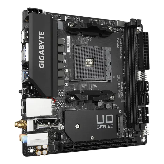 Gigabyte A520I AC motherboard AMD A520 Socket AM4 mini ITX