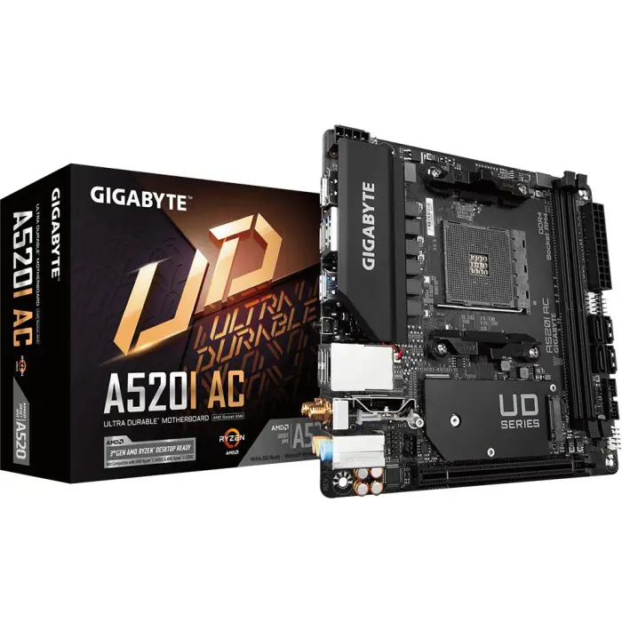 GIGABYTE A520I AC - Socket AM4 - mainboard